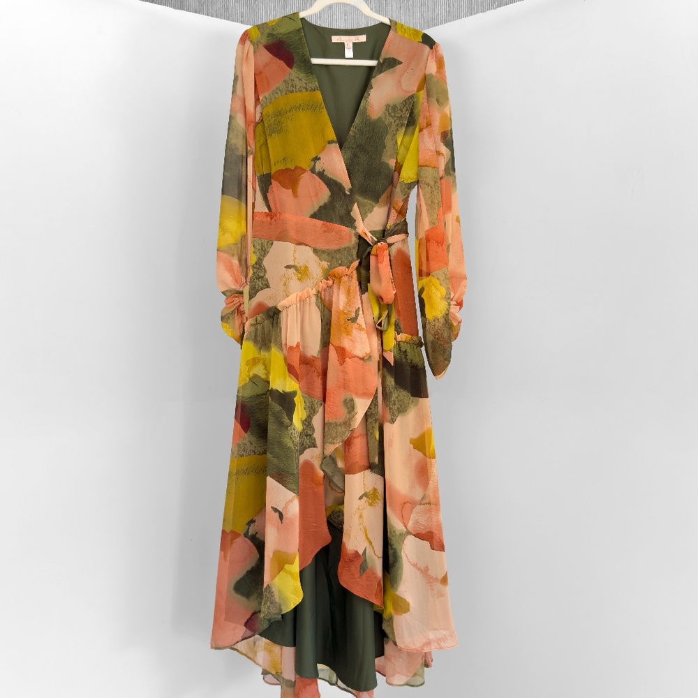 Anthropologie Multicolor Floral Maxi Dress